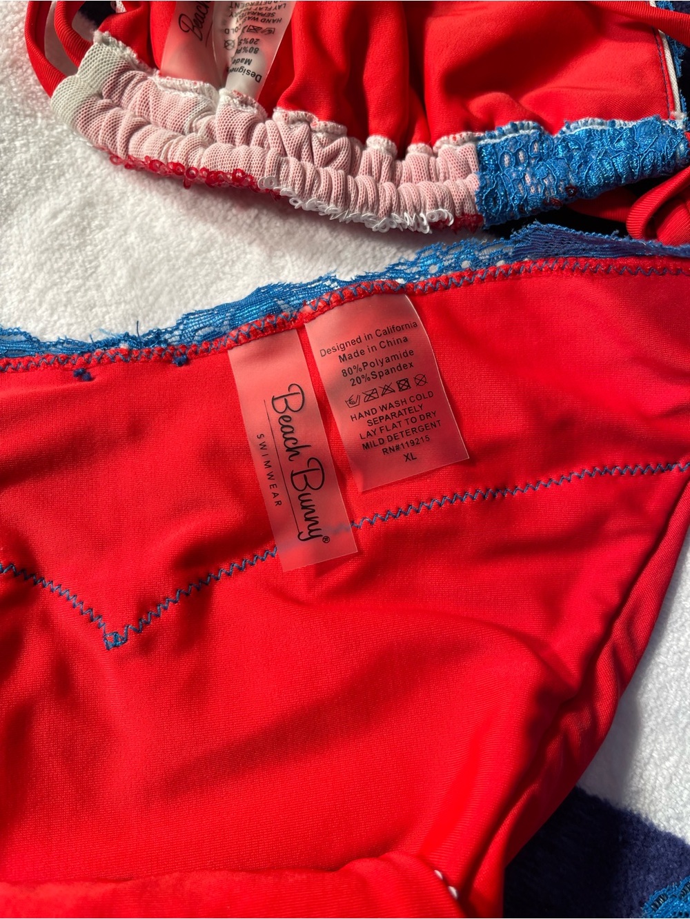 4th of July beach bunny bikini DD top, XL bottoms - Picture 11 of 12